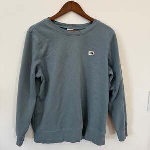 The North Face Blue Long Sleeve Crewneck Sweater Womens Size X-Large